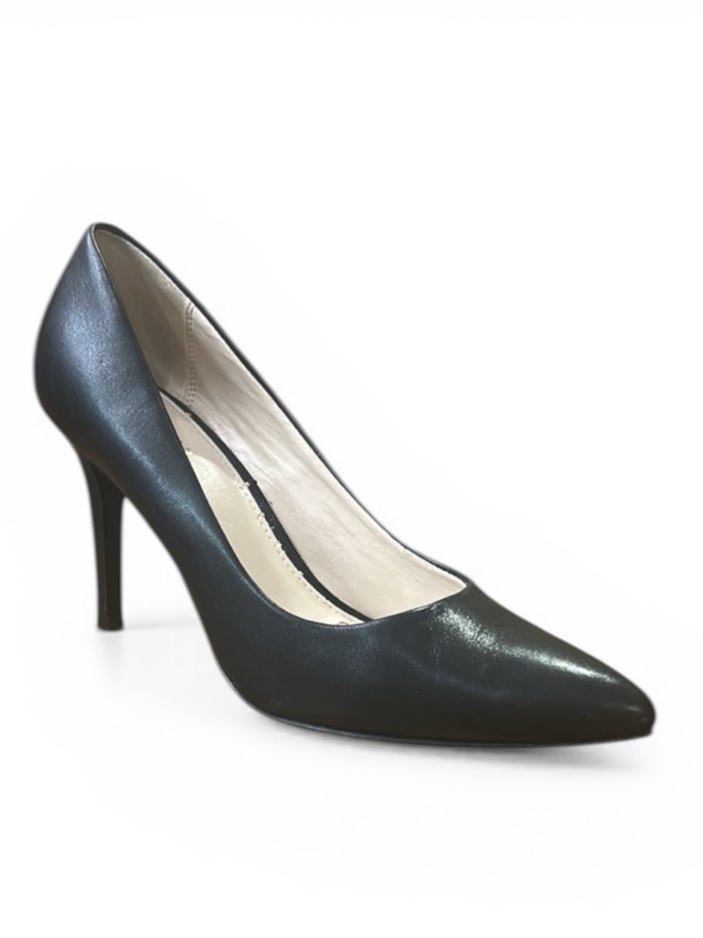 Cole Haan Black Pointed Toe Leather Heels Women’s Size 5.5